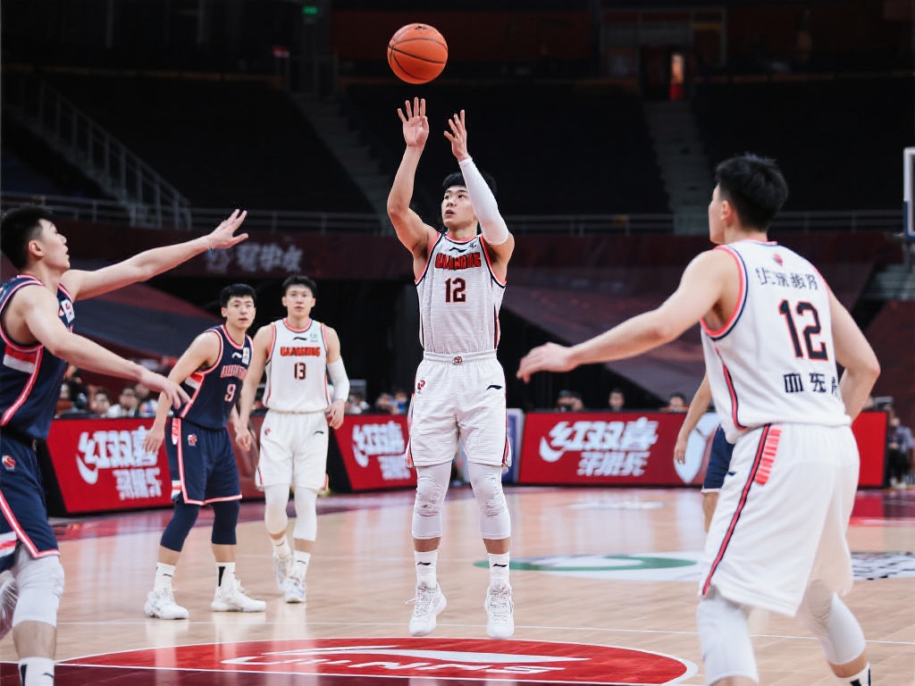 广东的外线强攻战术在本场比赛可谓收效显著